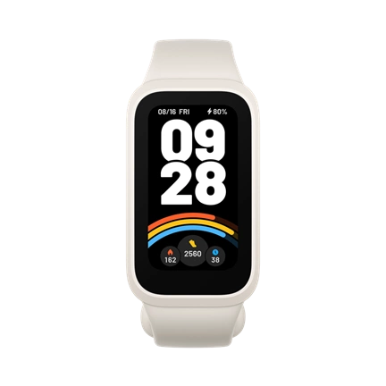 Xiaomi Smart Band 9 Active okosóra - 1,47" TFT kijelző, egész napos fitnesz- és alváskövetés, bézsfehér Xiaomi Smart Band 9 Active okosóra - 1,47" TFT kijelző, egész napos fitnesz- és alváskövetés, bézsfehér