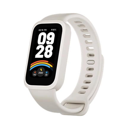 Xiaomi Smart Band 9 Active okosóra - 1,47" TFT kijelző, egész napos fitnesz- és alváskövetés, bézsfehér Xiaomi Smart Band 9 Active okosóra - 1,47" TFT kijelző, egész napos fitnesz- és alváskövetés, bézsfehér