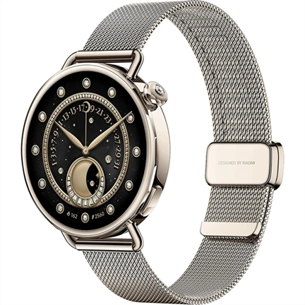 Xiaomi Watch S4 41mm okosóra - arany, milánói szíj