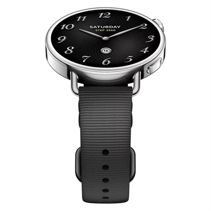 Xiaomi Watch S4 41mm okosóra - fekete, fluorgumi szíj