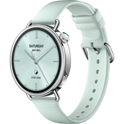 Xiaomi Watch S4 41mm okosóra - mentazöld, fluorgumi szíj