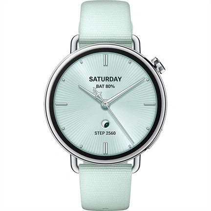 Xiaomi Watch S4 41mm okosóra - mentazöld, fluorgumi szíj