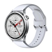 Xiaomi Watch S5 46mm okosóra - ezüst, fehér fluorgumi szíj