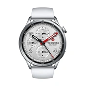 Xiaomi Watch S5 46mm okosóra - ezüst, fehér fluorgumi szíj