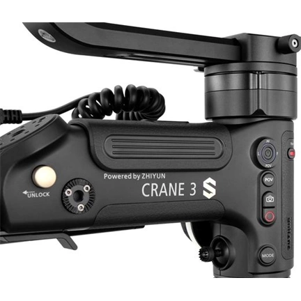 ZHIYUN Crane 3S Pro, motoros stabilizátor DSLR és MILC fényképezőgépekhez