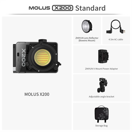 ZHIYUN MOLUS LED X200 BI-COLOR COB LIGHT