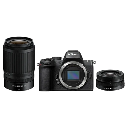 NIKON Z50 II MILC Fényképezőgép + DX 16-50 VR Objektív + 50-250 VR Objektív NIKON Z50 II MILC Fényképezőgép + DX 16-50 VR Objektív + 50-250 VR Objektív