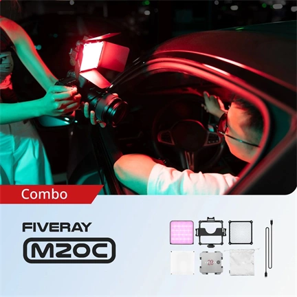 Zhiyun Fiveray M20C Kompakt RGB LED lámpa kit