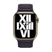 APPLE 41mm bőrpánt - S/M - tinta