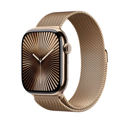 Apple 46 mm-es aranyszínű milánói szíj – M/L