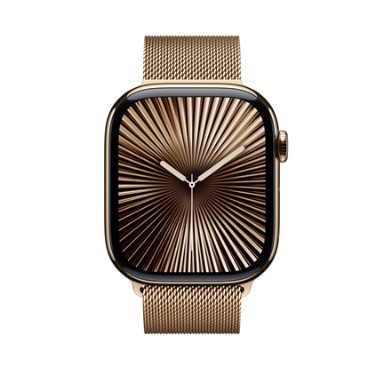 Apple 46 mm-es aranyszínű milánói szíj – M/L