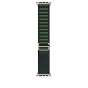 Apple 49 mm-es sötétzöld Alpesi pánt – S – natúr titán