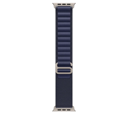 Apple 49 mm-es tengerészkék Alpesi pánt – S – natúr titán