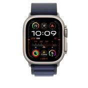 Apple 49 mm-es tengerészkék Alpesi pánt – S – natúr titán
