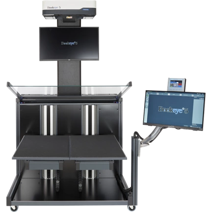 Bookeye 5 Professional, Color, A1+, 600dpi, autom. book cradle 35 cm, autom. glass plate, 27" 4K TFT