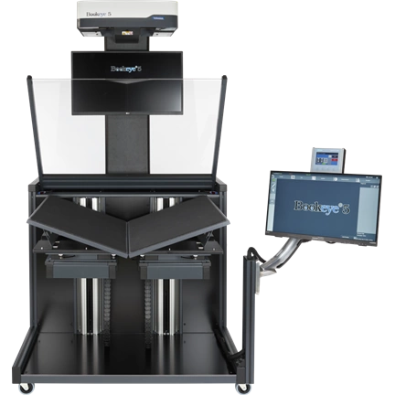 Bookeye 5 Professional, Color, A1+, 600dpi, autom. book cradle 35 cm, autom. glass plate, 27" 4K TFT