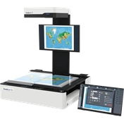Bookeye 5 V1A, A1+ könyvszkenner, motorized glasplate, 600dpi, book cradle 20cm, 27" + 21" monitor, SP12M