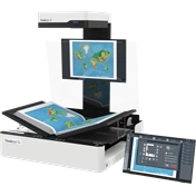 Bookeye 5 V1A, A1+ könyvszkenner, motorized glasplate, 600dpi, book cradle 20cm, 27" + 21" monitor, SP12M