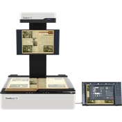 Bookeye 5 V1A, A1+ könyvszkenner, motorized glasplate, 600dpi, book cradle 20cm, 27" + 21" monitor, SP12M