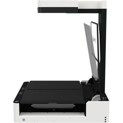Bookeye 5 V1A, A1+ könyvszkenner, motorized glasplate, 600dpi, book cradle 20cm, 27" + 21" monitor, SP12M