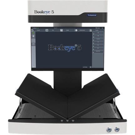 Bookeye 5 V2 Kiosk, A2+, 400dpi, V-Book Cradle, 21" Touch, Full Coverage Warranty