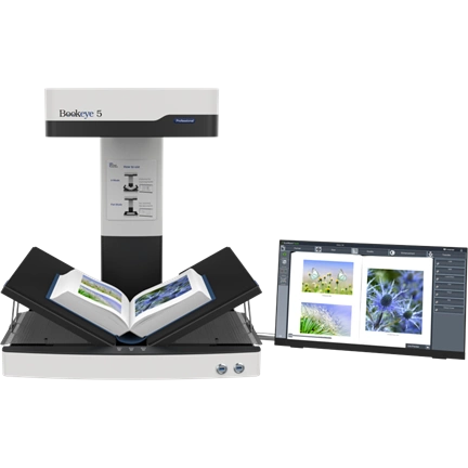 Bookeye 5 V2 Kiosk, A2+, 400dpi, V-Book Cradle, 21" Touch, Full Coverage Warranty