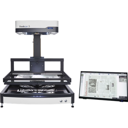 Bookeye 5 V2 Professional Archive, A2+, 600dpi,, V-Book Cradle, 21" Touch, Full Coverage Warranty