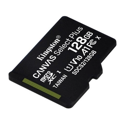 Card Micro SDXC Kingston 128GB Canvas Select Plus 100R A1 C10 + Adapter