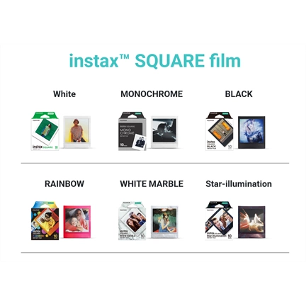 FUJIFILM Instax SQUARE Film Glossy (2x10 lap) dupla csomag!