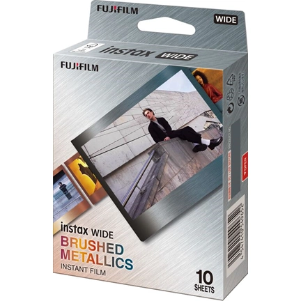FUJIFILM Instax Wide Film "Brushed Metal" (10lap)