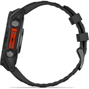 Garmin 010-02904-00 fenix 8 AMOLED (47mm) szilikon pántos fekete okosóra