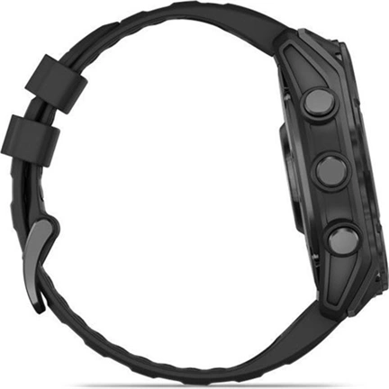 Garmin 010-02905-00 fenix 8 AMOLED (51mm) szilikon pántos fekete okosóra