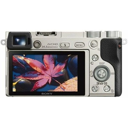 Sony Alpha 6100 digitális fényképezőgép váz (ezüst, USB-C) + 16-50mm objektív KIT
