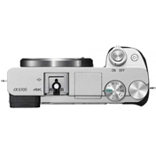 Sony Alpha 6100 digitális fényképezőgép váz (ezüst, USB-C) + 16-50mm objektív KIT
