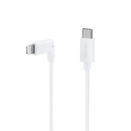 insta360 USB-C - Lightning fehér kábel